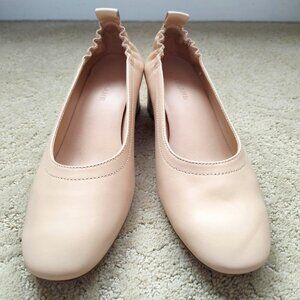 Everlane day heel in nude blush pink size 6.5 NWOT